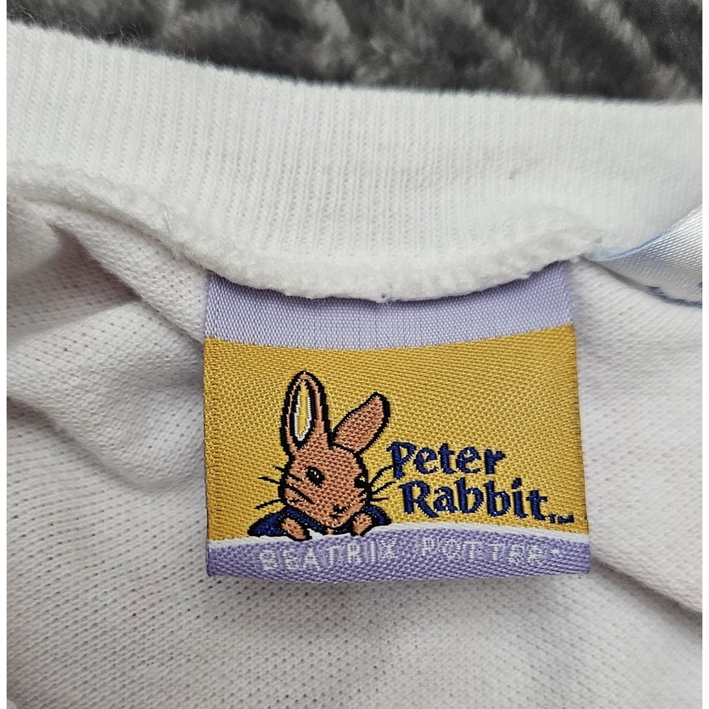 Vintage 2002 Peter Rabbit Beatrix Potter Footed Snap Outfit Girls Preemie - Picture 5 of 7